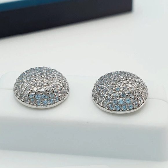 "925 Sterling Silver Cubic Zirconia Earrings, UU1P6A6105 - Picture 10 of 10